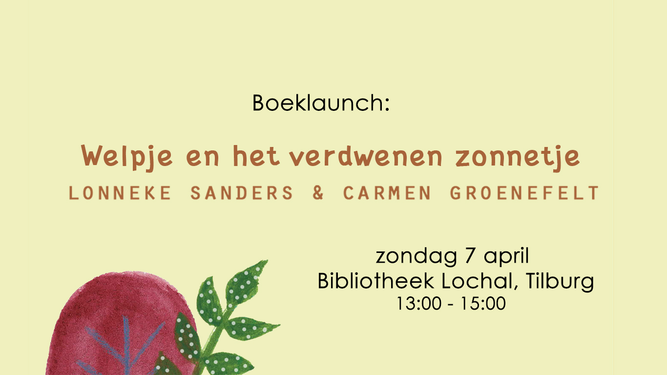 7 april: een nieuw kinderboek!