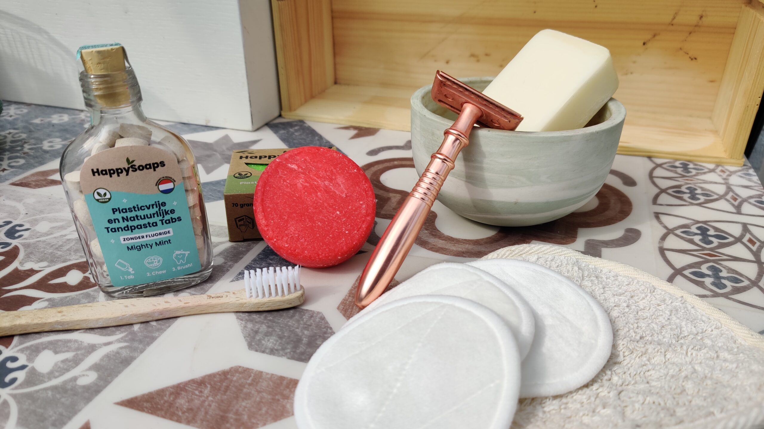 Tandpasta tabs, safety razor… Met deze 5 producten verduurzaamde ik mijn badkamer