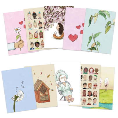 Wenskaartenset 10 stuks